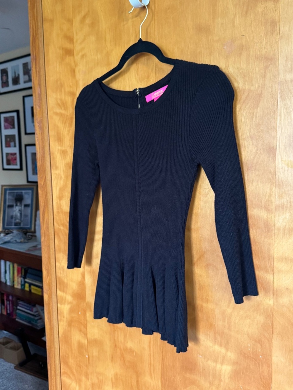 Catherine Sweater Top -- Black